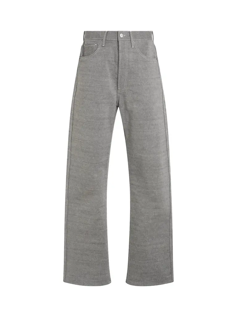 Maison Margiela Broken Twill 5 Pocket Pants in Caviar Grey