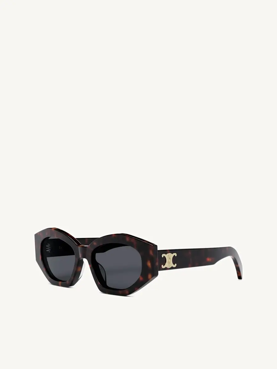 Celine Celine Cl40238u 5552a Acetate Sunglasses in Dark Havana | Thumbnail 2 Celine Celine Cl40238u 5552a Acetate Sunglasses in Dark Havana | Thumbnail 2