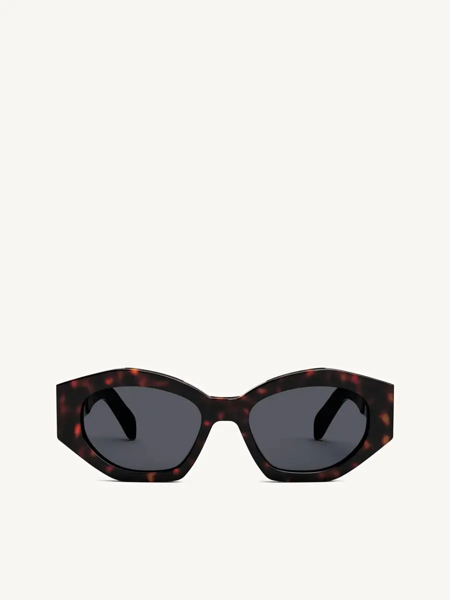 Celine Celine Cl40238u 5552a Acetate Sunglasses in Dark Havana | Thumbnail 3 Celine Celine Cl40238u 5552a Acetate Sunglasses in Dark Havana | Thumbnail 3