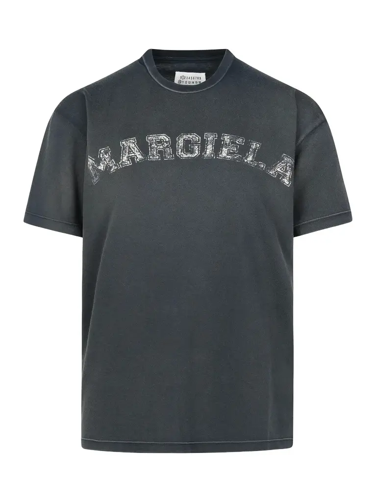 Maison Margiela Faded Logo Relaxed Fit T-shirt