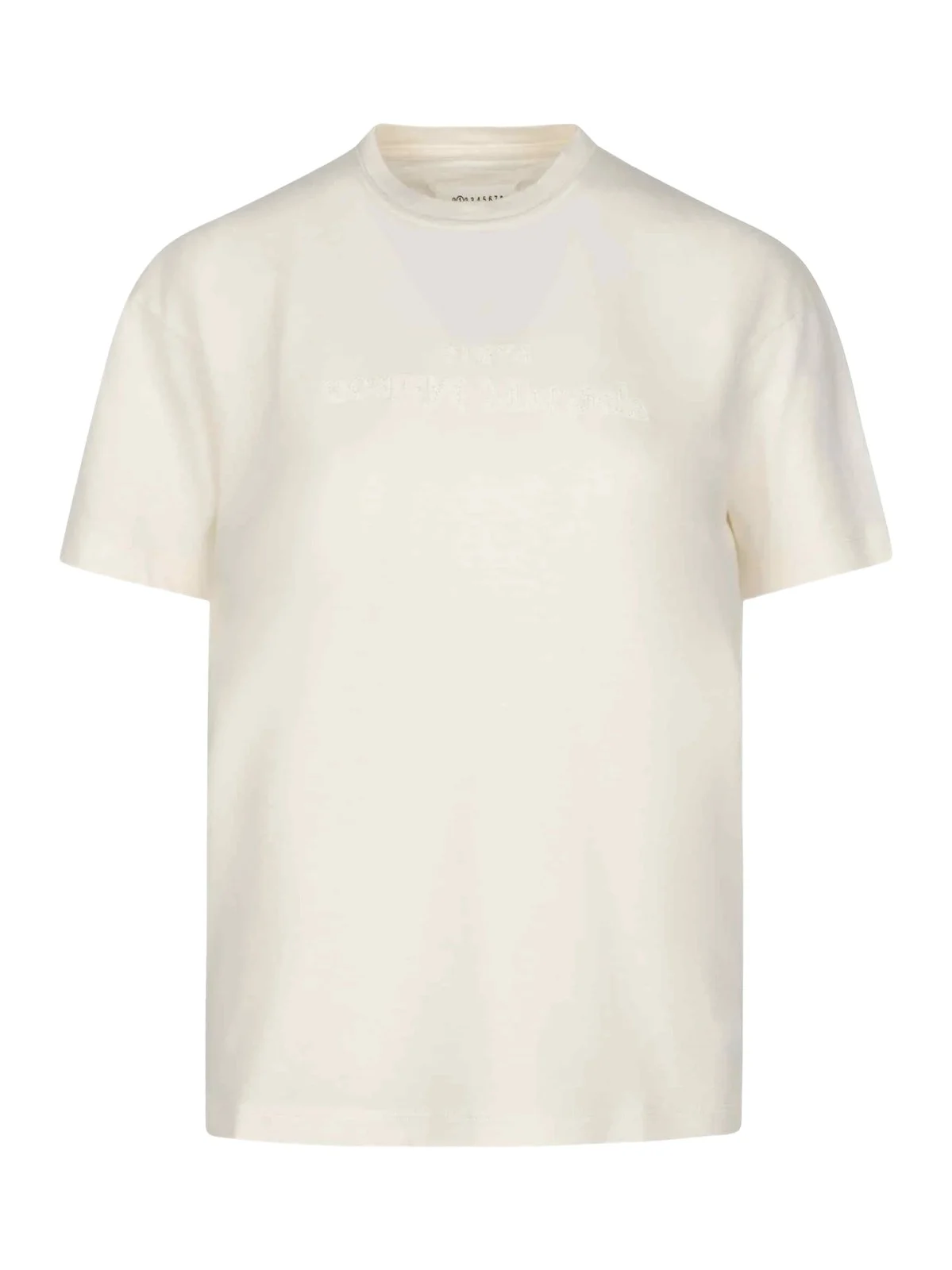 Maison Margiela Reverse Logo T-shirt in Ivory