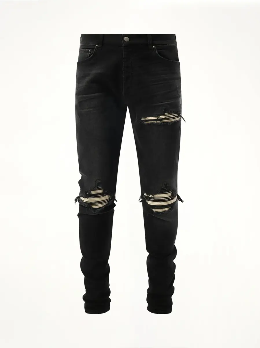 AMIRI Mx1 Ultrasuede Jeans in Vintage Black | Thumbnail 3 AMIRI Mx1 Ultrasuede Jeans in Vintage Black | Thumbnail 3