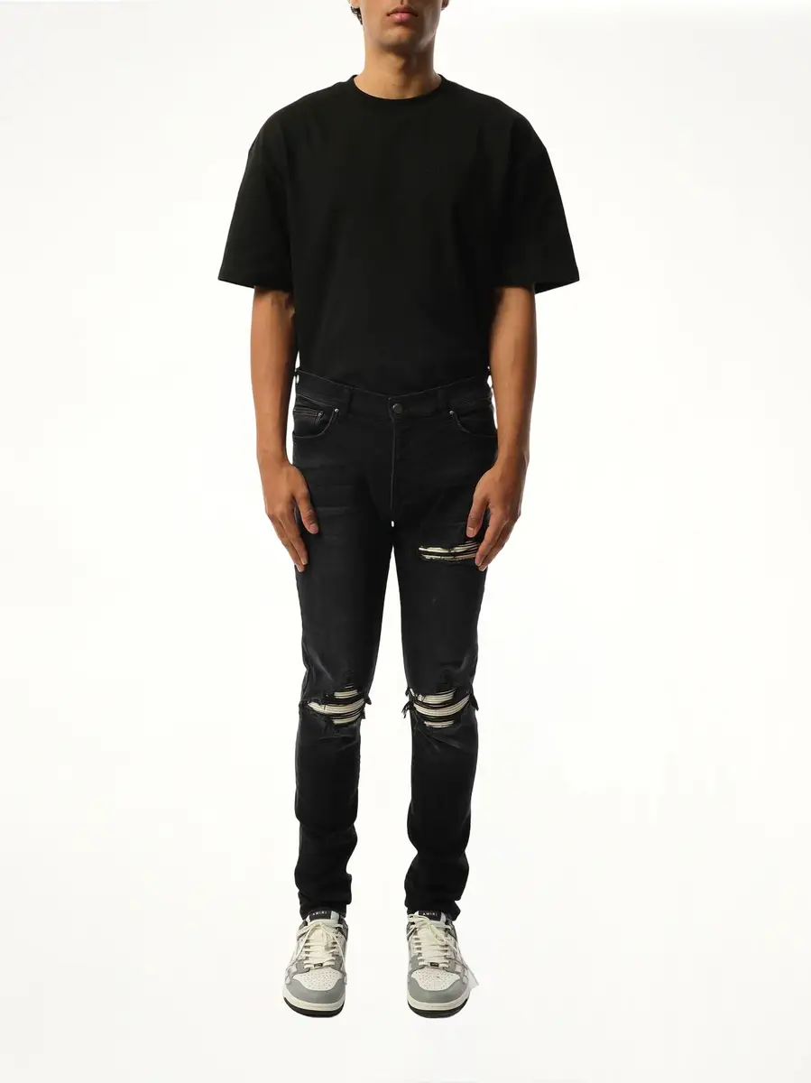 AMIRI Mx1 Ultrasuede Jeans in Vintage Black | Thumbnail 4 AMIRI Mx1 Ultrasuede Jeans in Vintage Black | Thumbnail 4