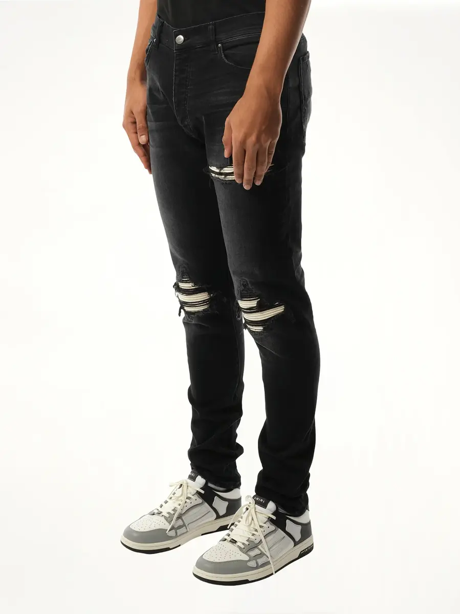 AMIRI Mx1 Ultrasuede Jeans in Vintage Black | Thumbnail 5 AMIRI Mx1 Ultrasuede Jeans in Vintage Black | Thumbnail 5