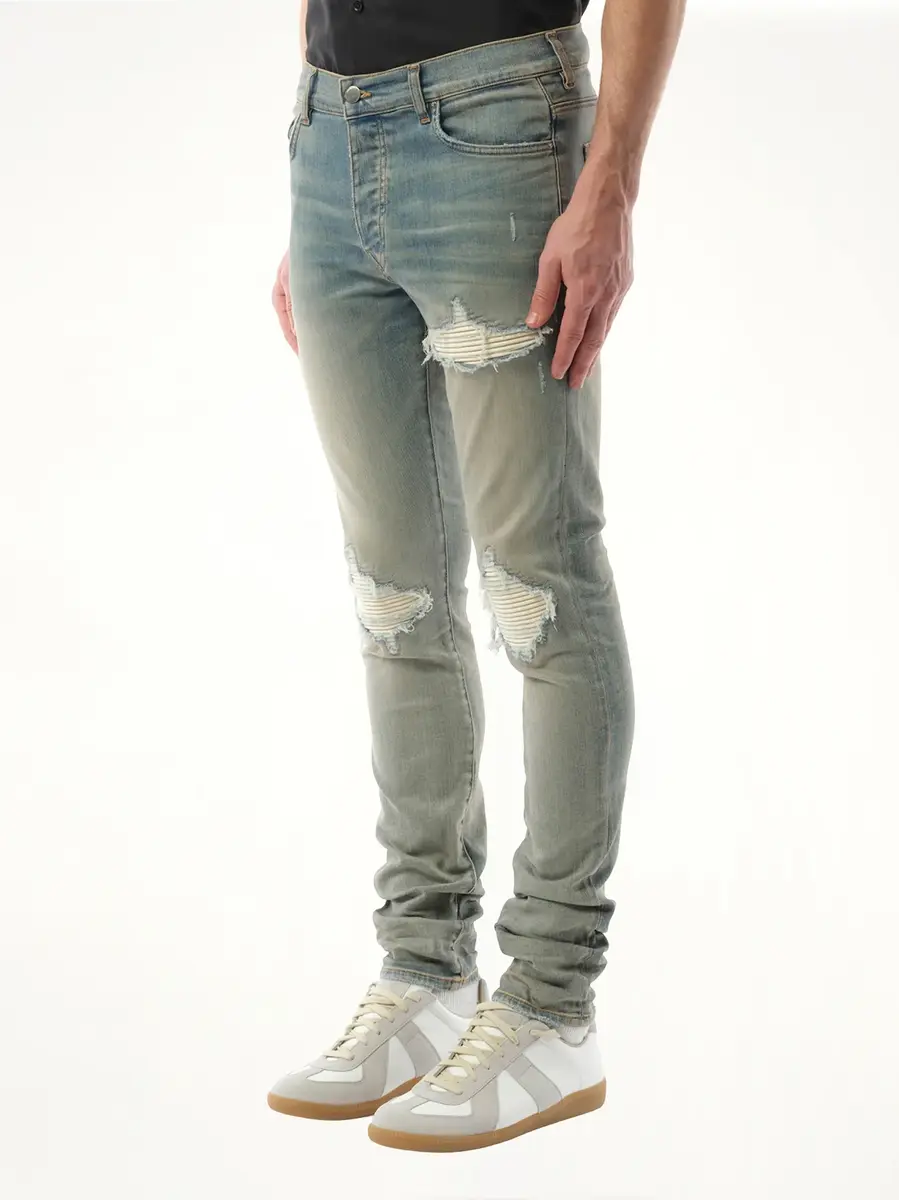 AMIRI Mx1 Ultrasuede Jeans in Antique Indigo | Thumbnail 2 AMIRI Mx1 Ultrasuede Jeans in Antique Indigo | Thumbnail 2