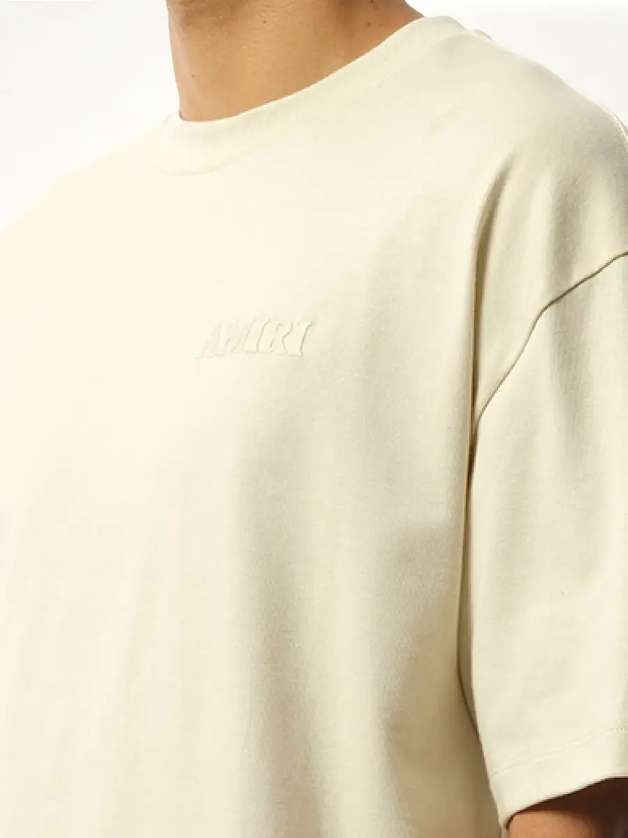 AMIRI Amiri Oversized T-shirt in Birch Beige | Thumbnail 2