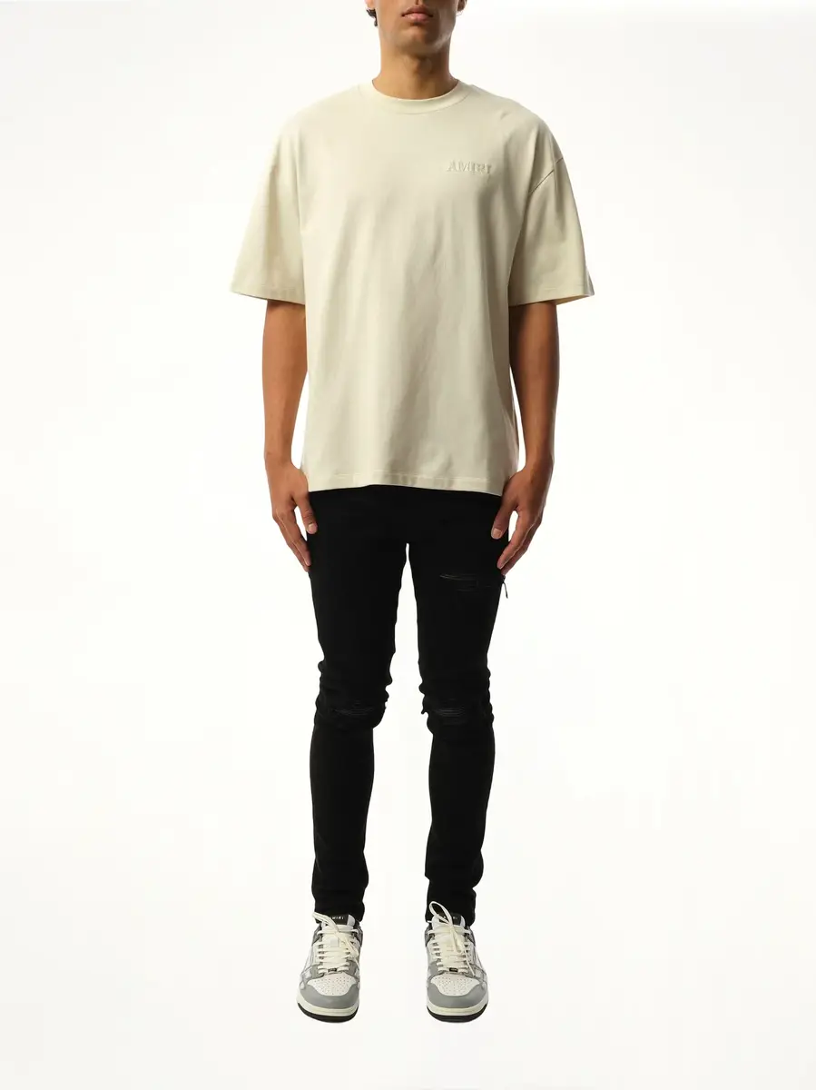 AMIRI Amiri Oversized T-shirt in Birch Beige | Thumbnail 4