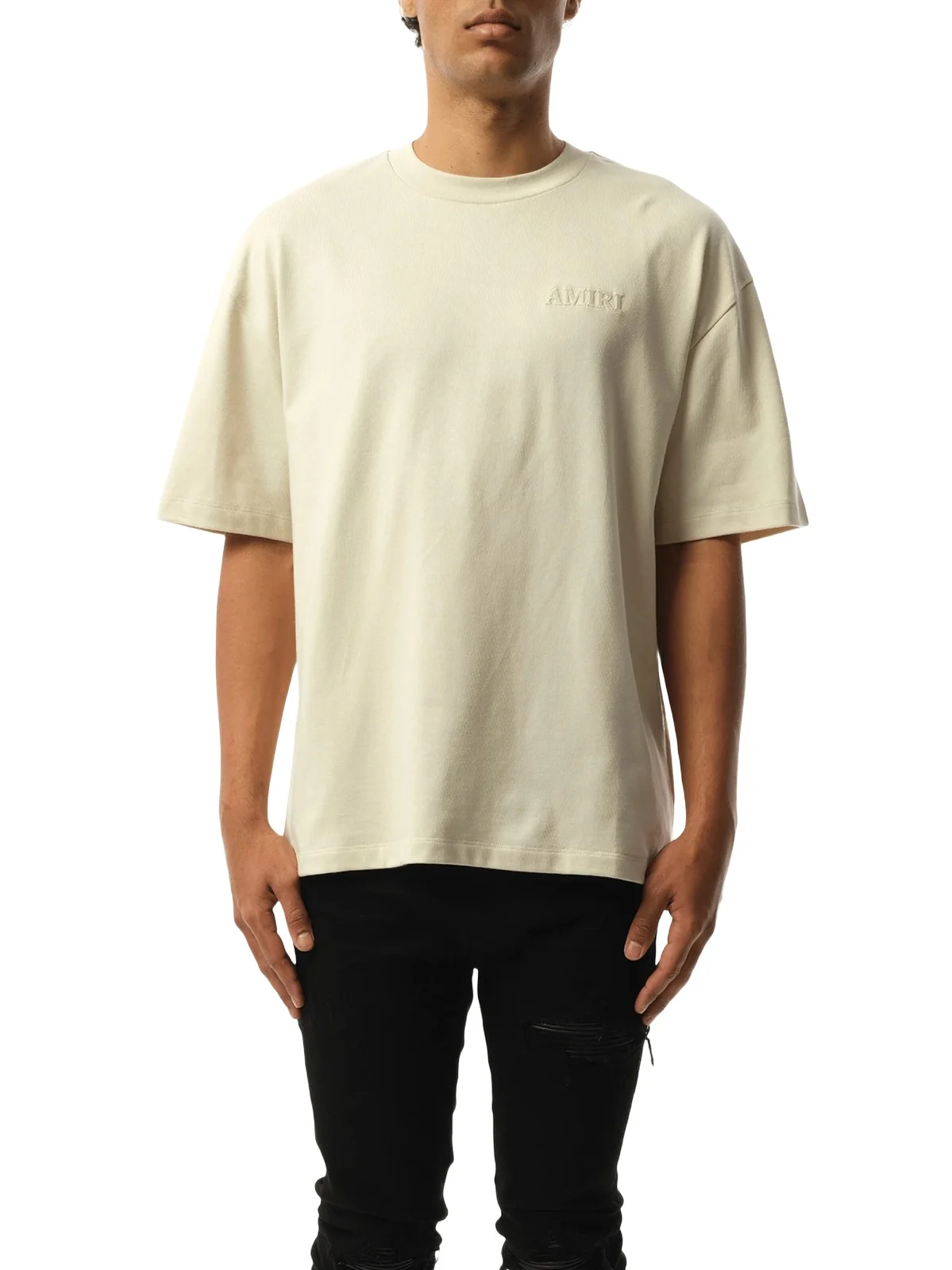Amiri Oversized T-shirt in Birch