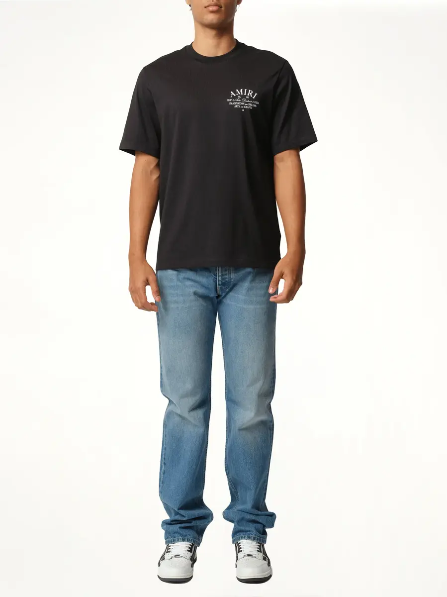 AMIRI Amiri Arts District T-shirt in Black/white | Thumbnail 4 AMIRI Amiri Arts District T-shirt in Black/white | Thumbnail 4