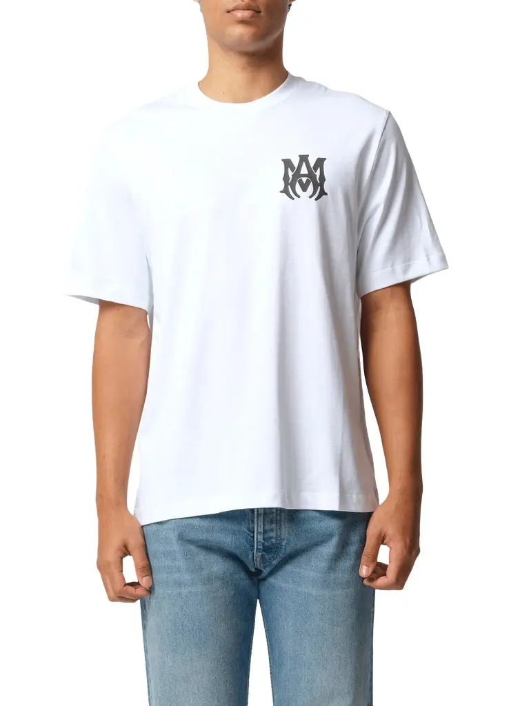 AMIRI MA Core Logo T-shirt in White/black | Image 1 AMIRI MA Core Logo T-shirt in White/black | Image 1