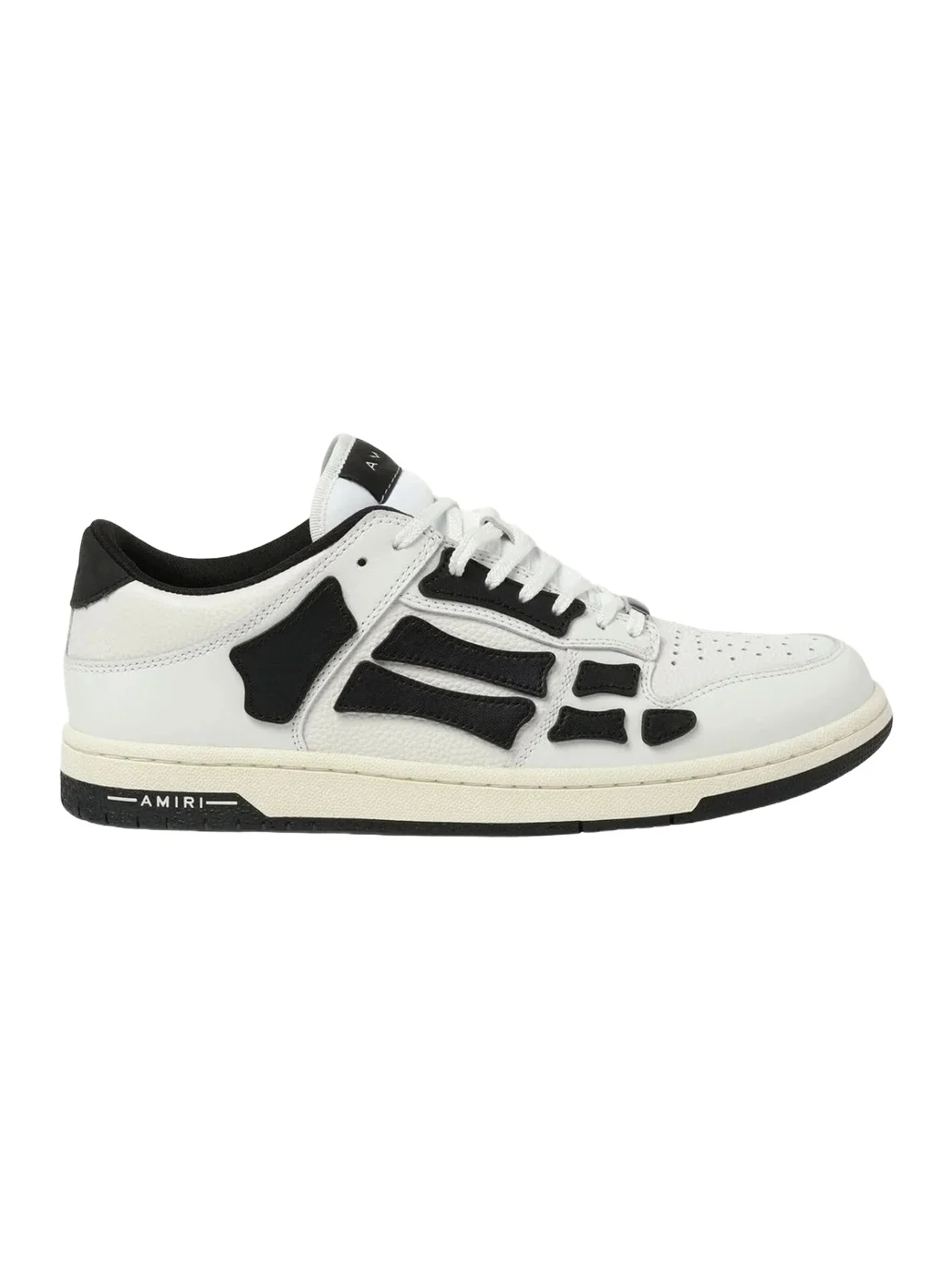 Skeleton Low Sneaker in White/black Skeleton Low Sneaker in White/black