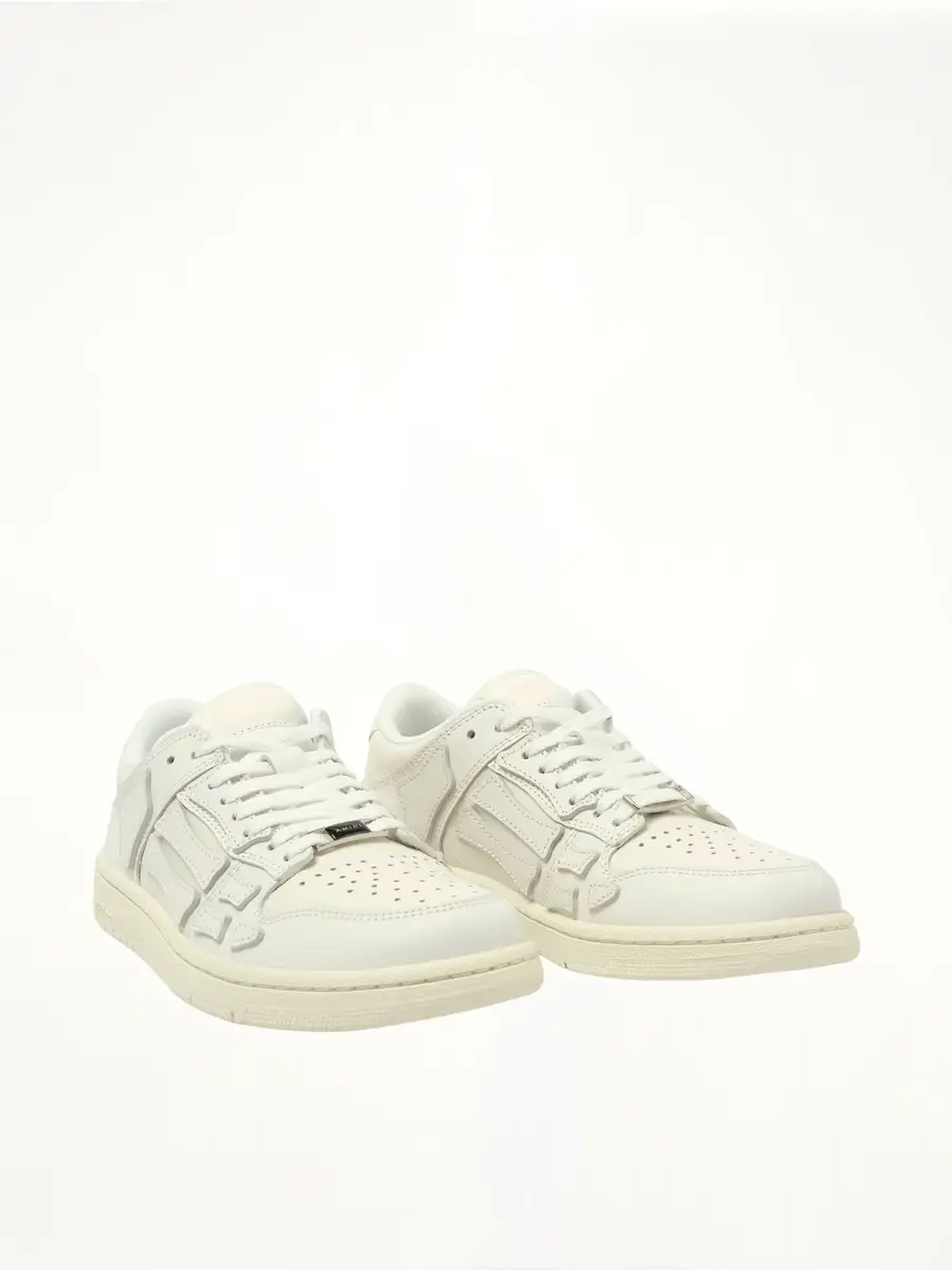 AMIRI Skeleton Sneaker in White/vintage White | Thumbnail 3 AMIRI Skeleton Sneaker in White/vintage White | Thumbnail 3