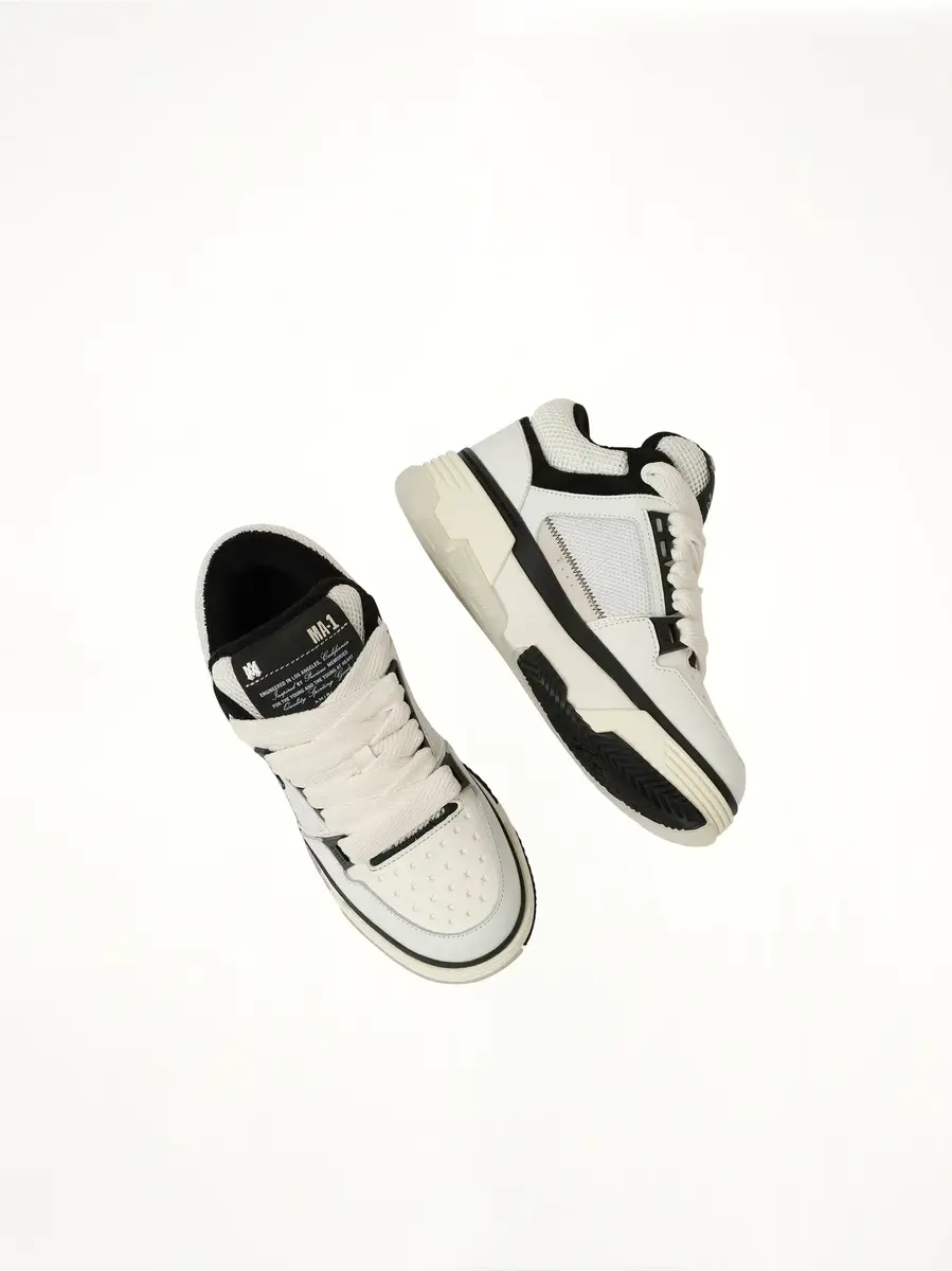 AMIRI Ma-1 Sneaker in White/black White | Thumbnail 4 AMIRI Ma-1 Sneaker in White/black White | Thumbnail 4