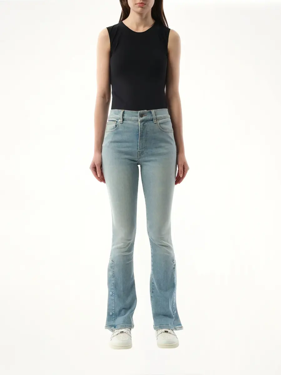 AMIRI Kick Flare Jeans in Clay Indigo | Thumbnail 4