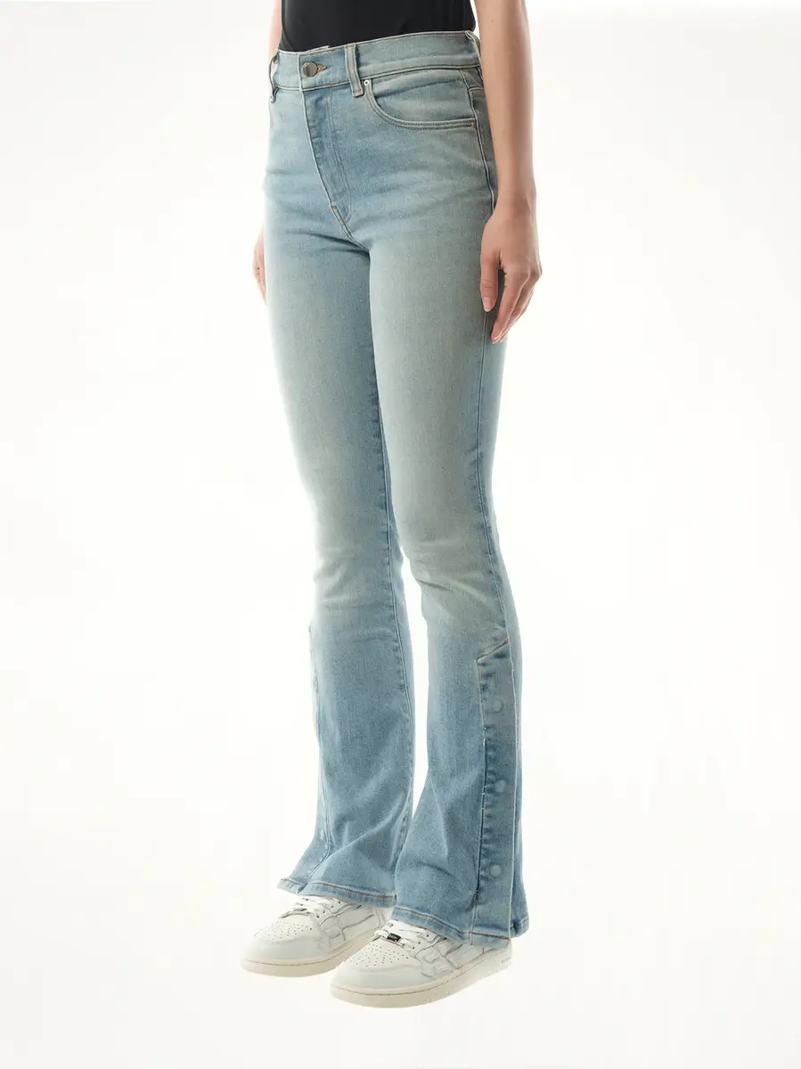 AMIRI Kick Flare Jeans in Clay Indigo | Thumbnail 5