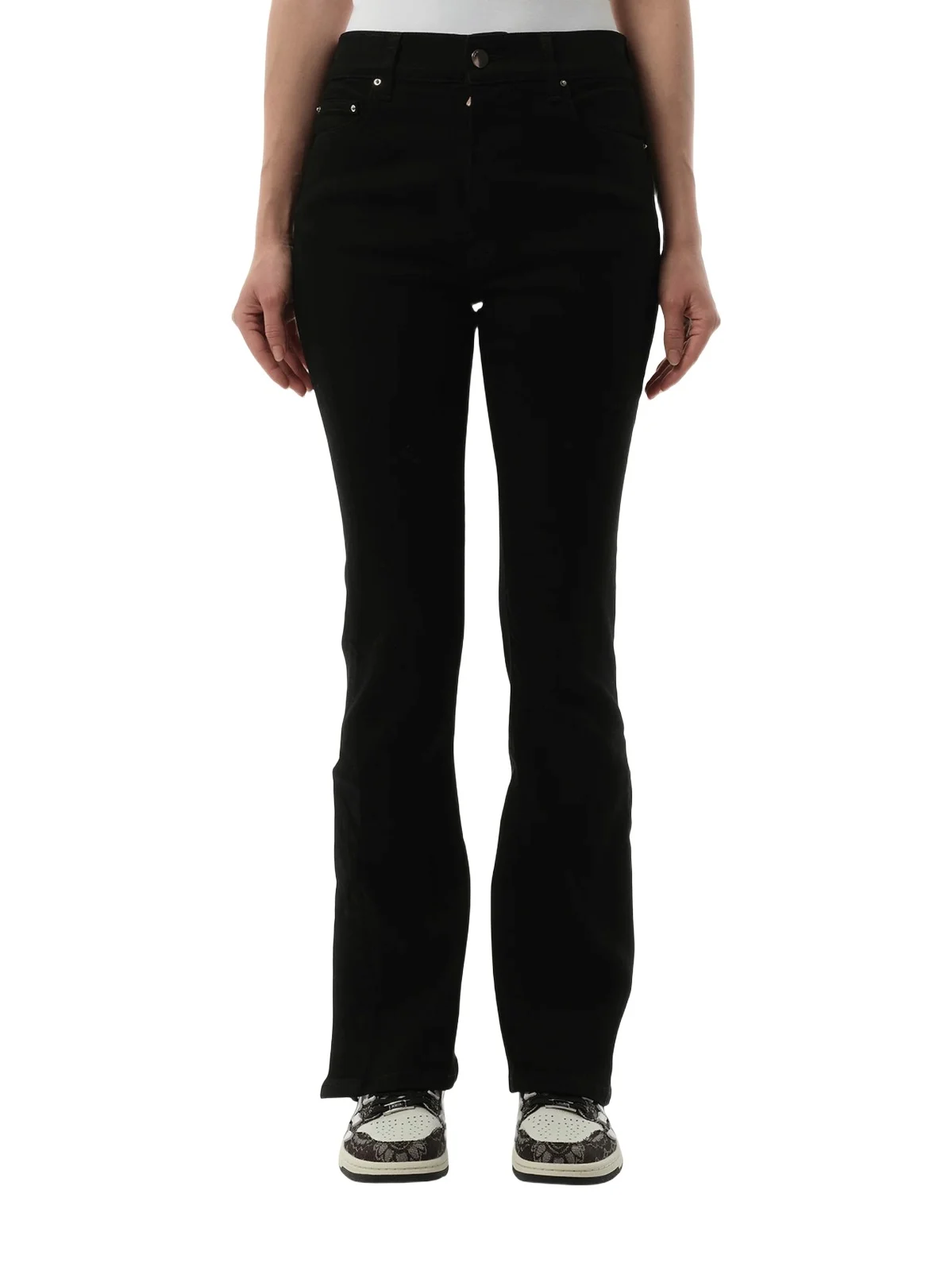 AMIRI Kick Flare Jeans in Black OD