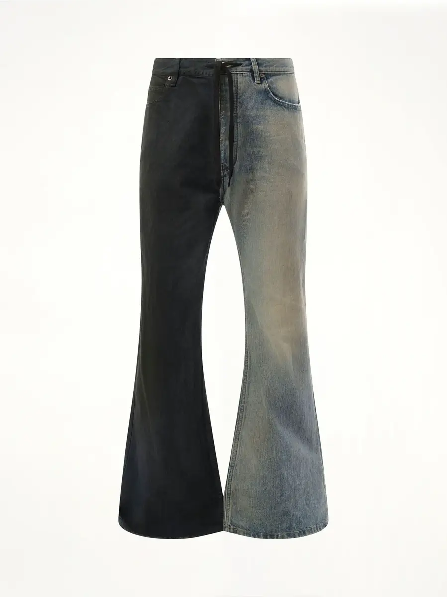 Balenciaga Fifty-fifty Pants in Grey/blue | Thumbnail 3 Balenciaga Fifty-fifty Pants in Grey/blue | Thumbnail 3