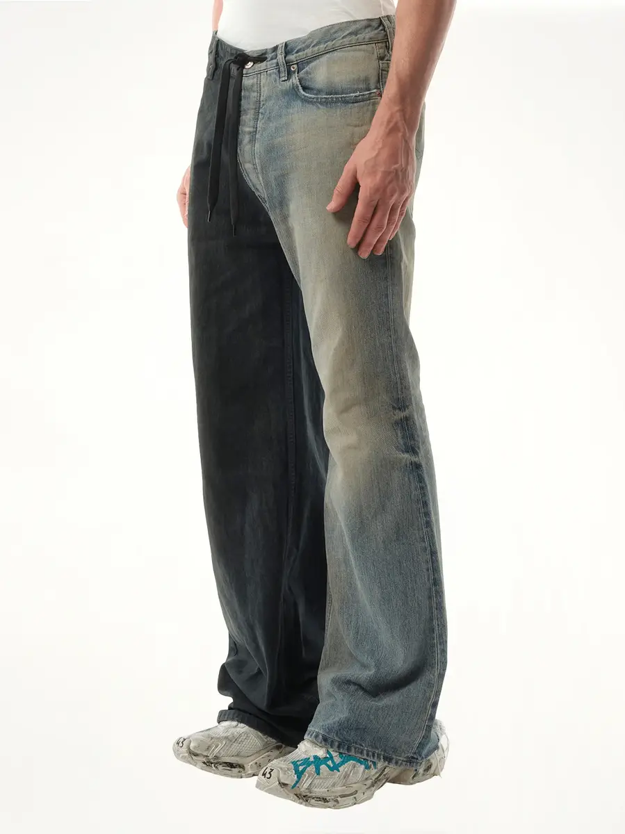 Balenciaga Fifty-fifty Pants in Grey/blue | Thumbnail 5 Balenciaga Fifty-fifty Pants in Grey/blue | Thumbnail 5