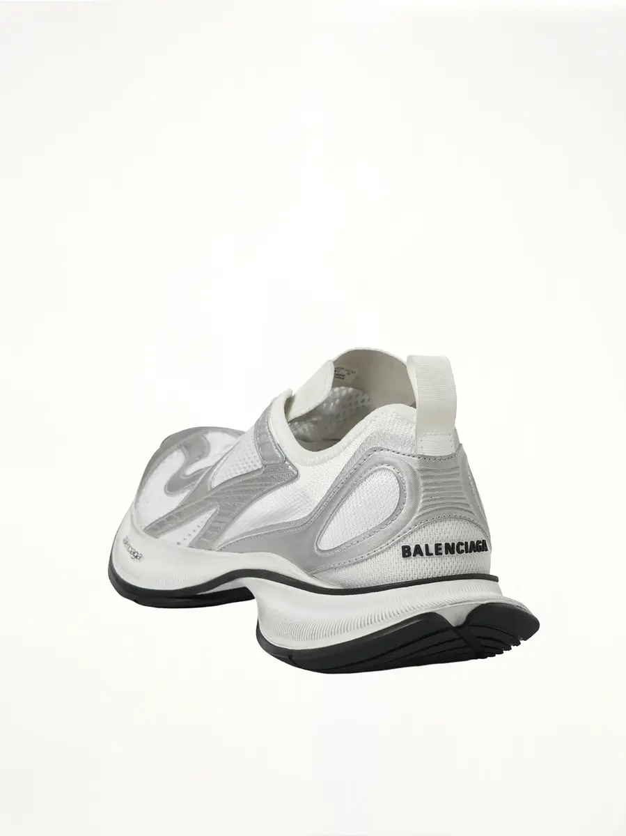 Balenciaga Circuit Sneaker in White/silver | Thumbnail 2 Balenciaga Circuit Sneaker in White/silver | Thumbnail 2