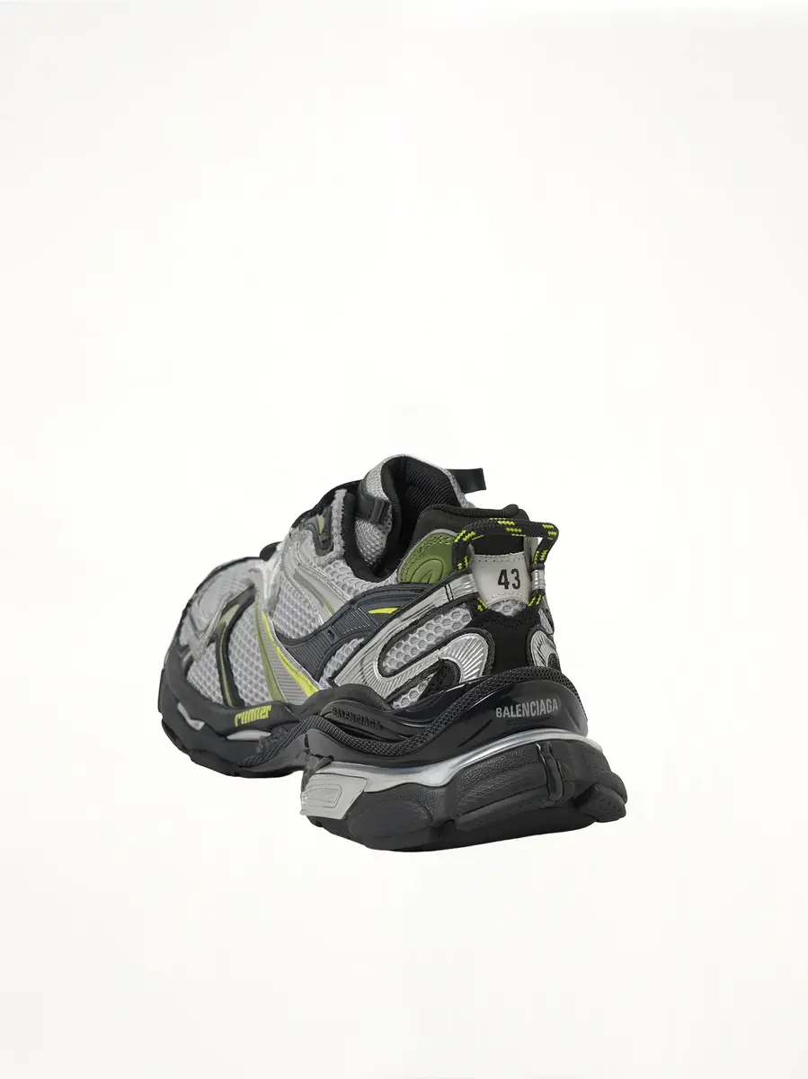 Balenciaga Runner 2 Sneaker in Grey/khaki/yellow Grey | Thumbnail 2