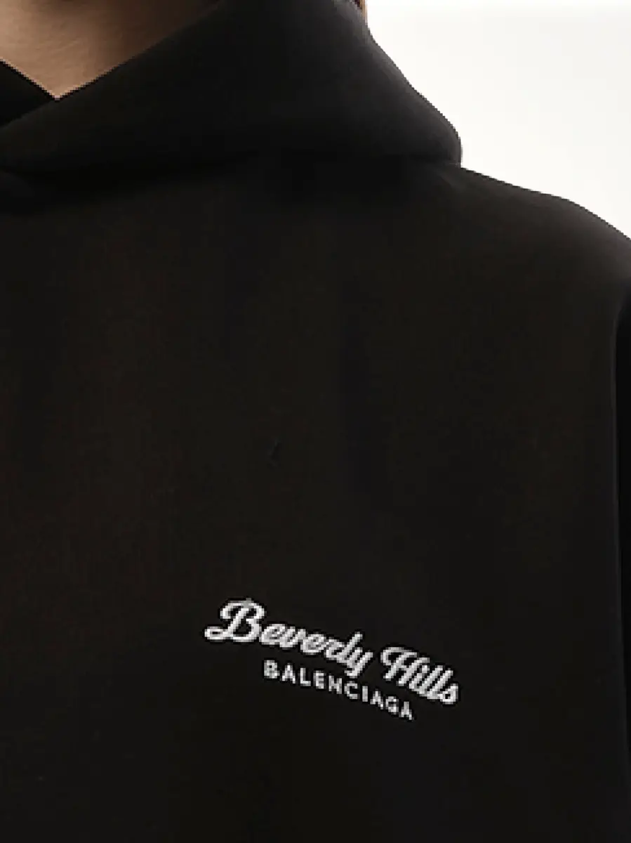 Balenciaga Beverly Hills Large Fit Hoodie | Thumbnail 2 Balenciaga Beverly Hills Large Fit Hoodie | Thumbnail 2