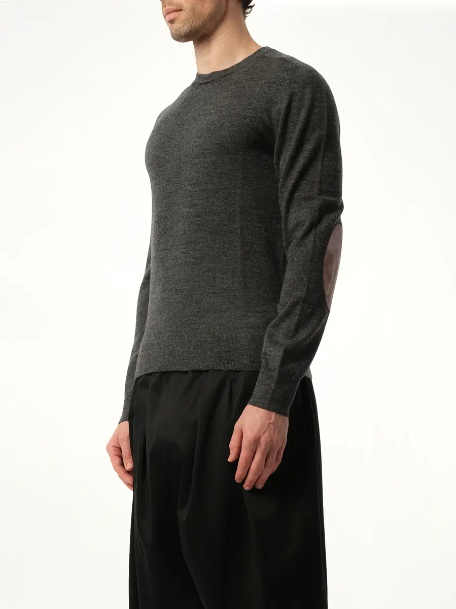 Maison Margiela Elbow Patch Knit Sweater | Thumbnail 5