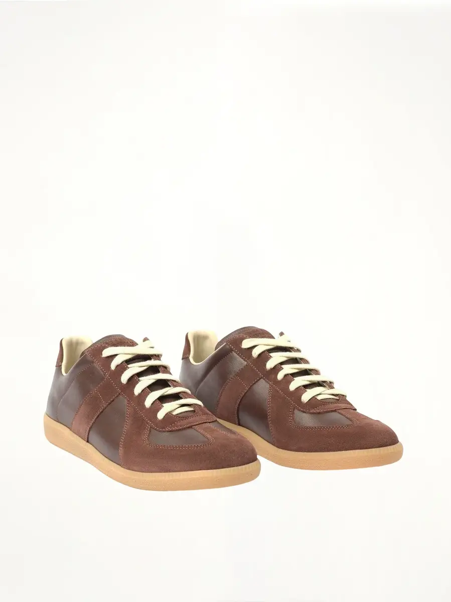 Maison Margiela Replica Leather Sneaker | Thumbnail 3 Maison Margiela Replica Leather Sneaker | Thumbnail 3