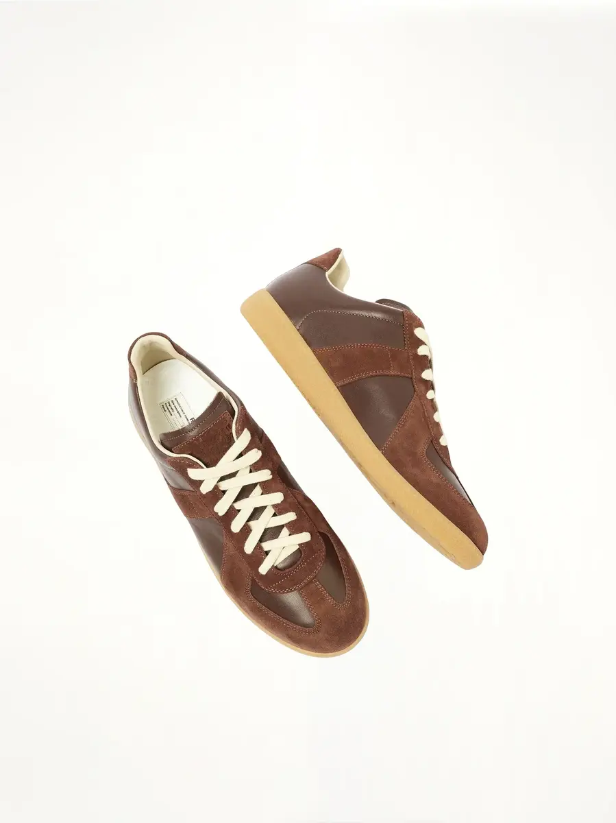Maison Margiela Replica Leather Sneaker | Thumbnail 4 Maison Margiela Replica Leather Sneaker | Thumbnail 4