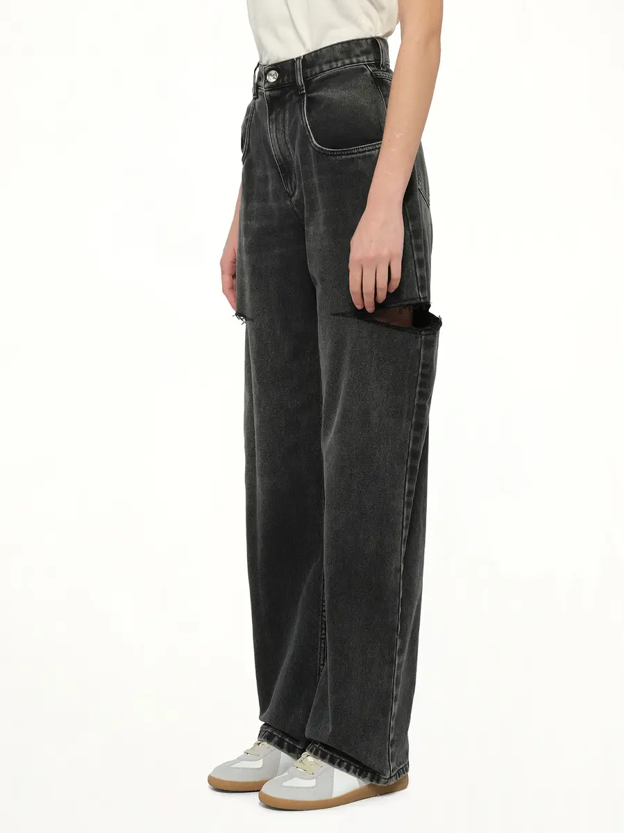 Maison Margiela Slash Loose Fit Denim Jeans | Thumbnail 2 Maison Margiela Slash Loose Fit Denim Jeans | Thumbnail 2