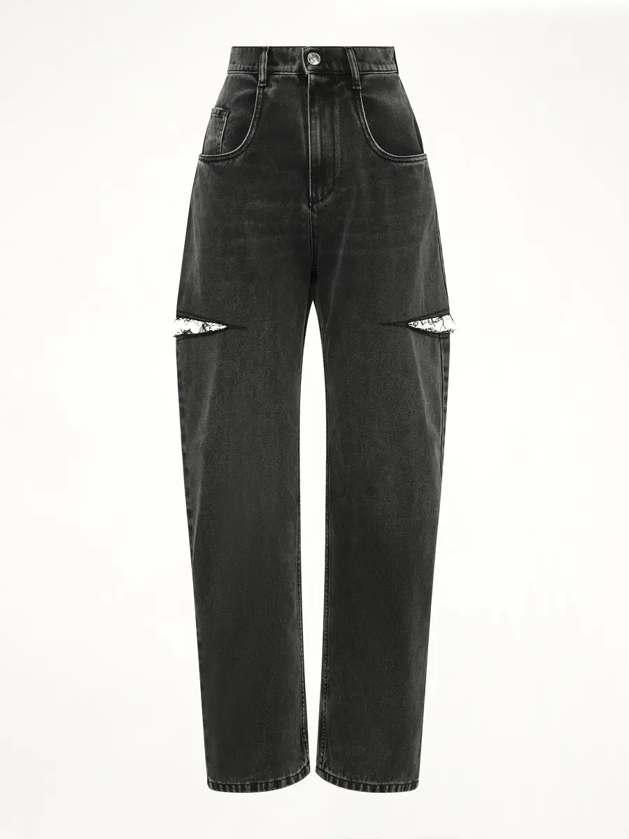 Maison Margiela Slash Loose Fit Denim Jeans | Thumbnail 3 Maison Margiela Slash Loose Fit Denim Jeans | Thumbnail 3