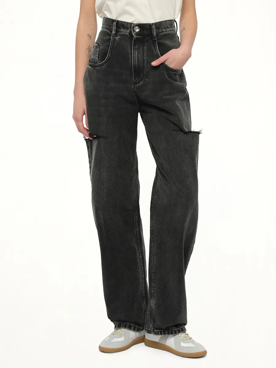 Maison Margiela Slash Loose Fit Denim Jeans | Thumbnail 6 Maison Margiela Slash Loose Fit Denim Jeans | Thumbnail 6