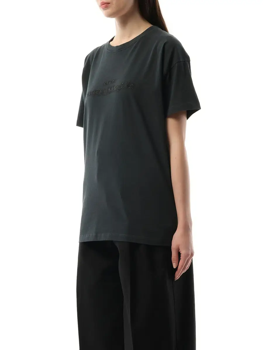 Maison Margiela Memory of Reverse Logo T-shirt in Vintage Black | Thumbnail 5 Maison Margiela Memory of Reverse Logo T-shirt in Vintage Black | Thumbnail 5