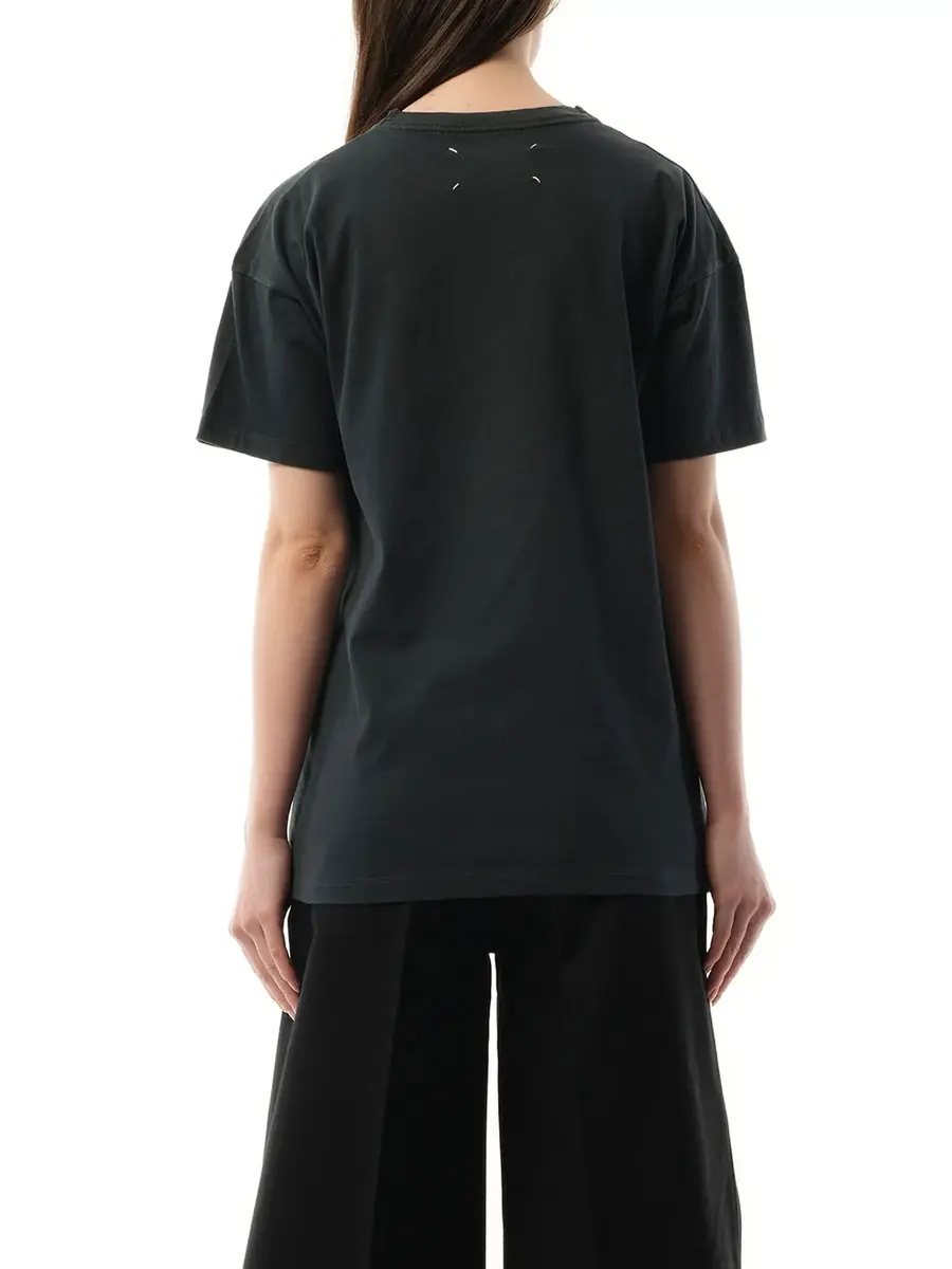 Maison Margiela Memory of Reverse Logo T-shirt in Vintage Black | Thumbnail 6 Maison Margiela Memory of Reverse Logo T-shirt in Vintage Black | Thumbnail 6