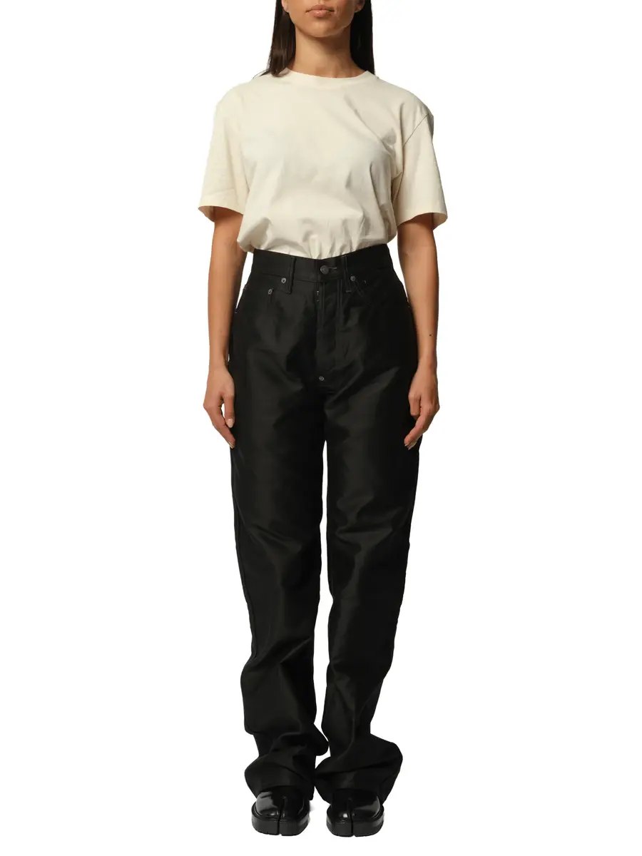 Maison Margiela Cotton Satin 5 Pocket Pants | Thumbnail 4 Maison Margiela Cotton Satin 5 Pocket Pants | Thumbnail 4