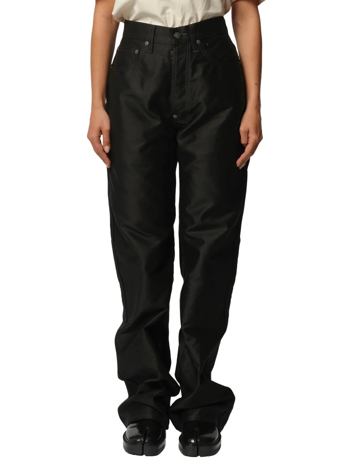 Maison Margiela Cotton Satin 5 Pocket Pants