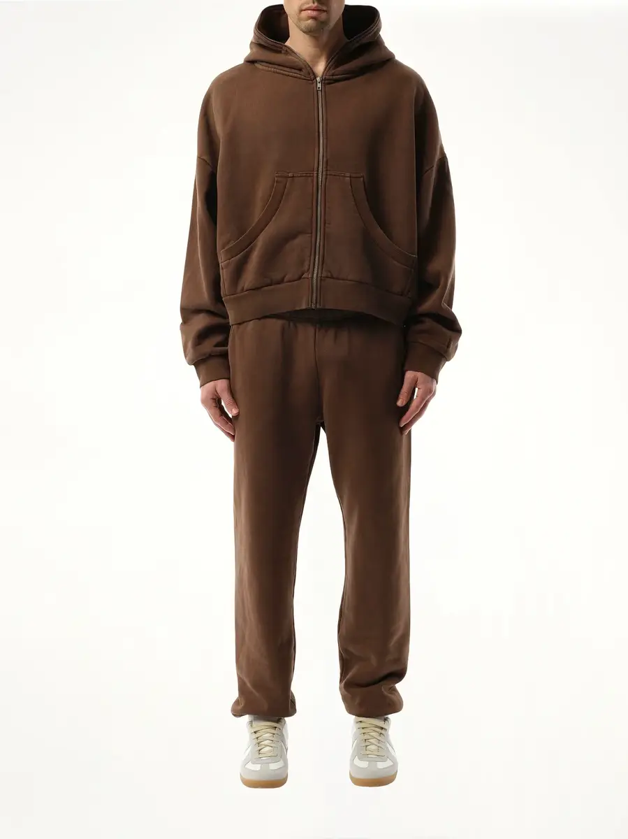 Entire Studios Eternal Zip Hoodie in Brunette Brown | Thumbnail 4