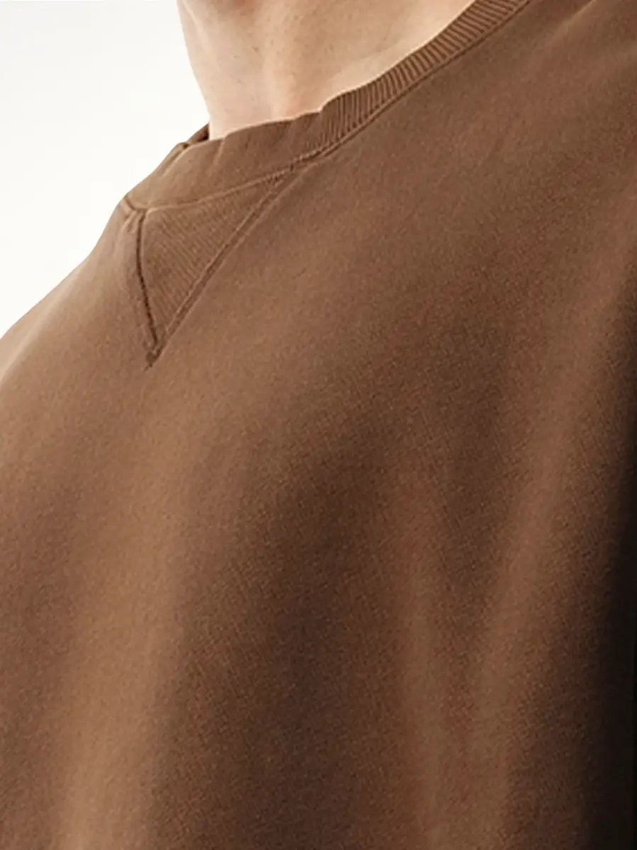 Entire Studios Box Sweatshirt in Brunette Brown | Thumbnail 2 Entire Studios Box Sweatshirt in Brunette Brown | Thumbnail 2