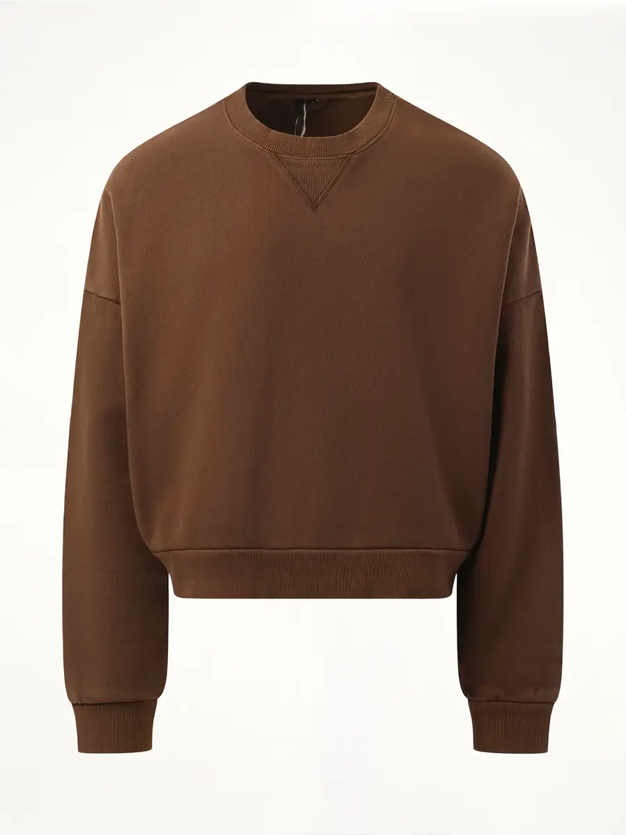 Entire Studios Box Sweatshirt in Brunette Brown | Thumbnail 3 Entire Studios Box Sweatshirt in Brunette Brown | Thumbnail 3