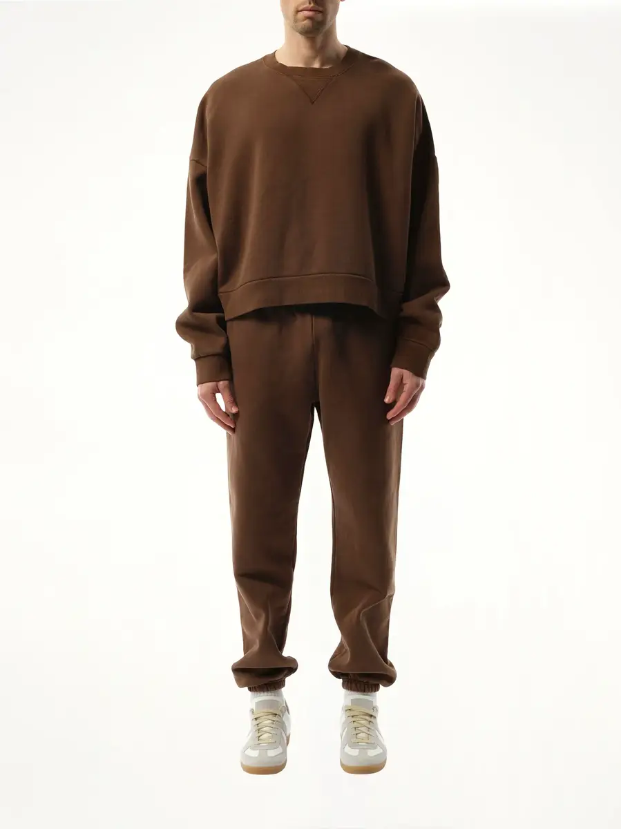 Entire Studios Box Sweatshirt in Brunette Brown | Thumbnail 4 Entire Studios Box Sweatshirt in Brunette Brown | Thumbnail 4