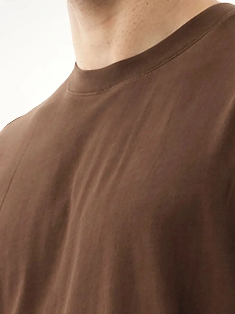 Entire Studios Dart T-shirt in Brunette Brown | Thumbnail 2 Entire Studios Dart T-shirt in Brunette Brown | Thumbnail 2