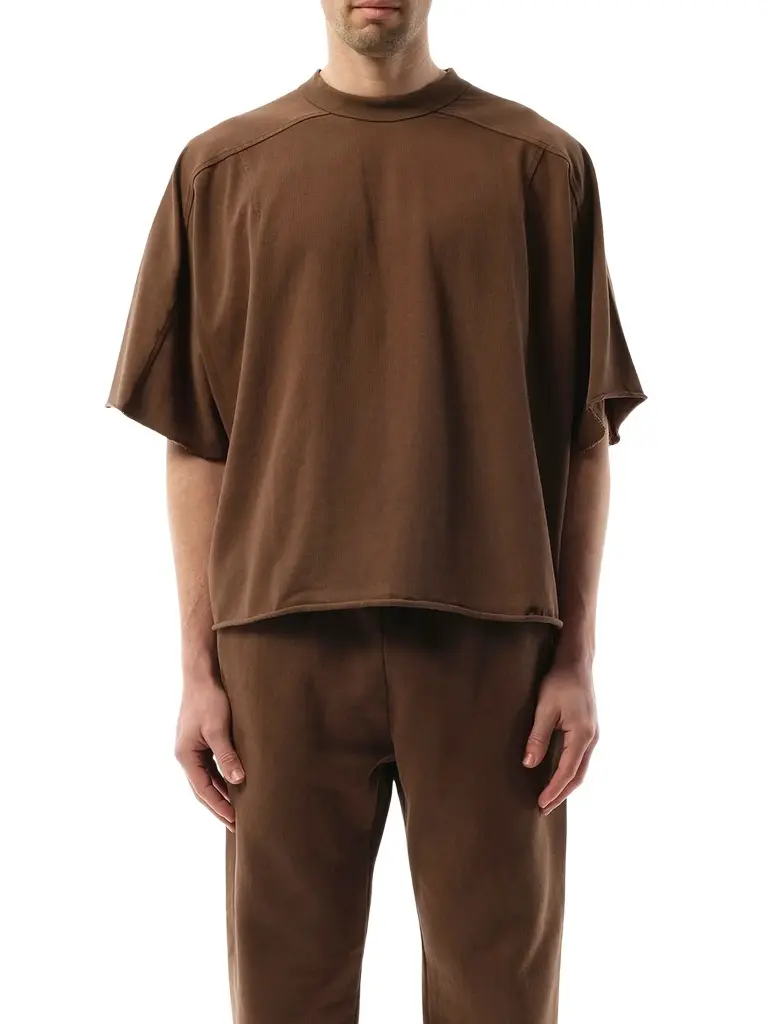 Entire Studios Heavy Dart T-shirt in Brunette Brown
