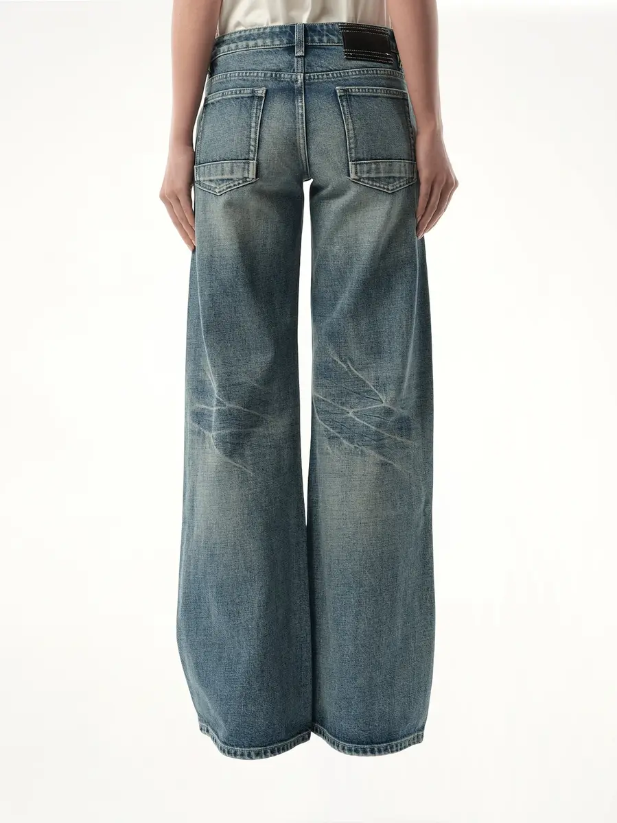 FAX COPY EXPRESS 888 Low-rise Oversized Jeans in Light Blue | Thumbnail 6 FAX COPY EXPRESS 888 Low-rise Oversized Jeans in Light Blue | Thumbnail 6
