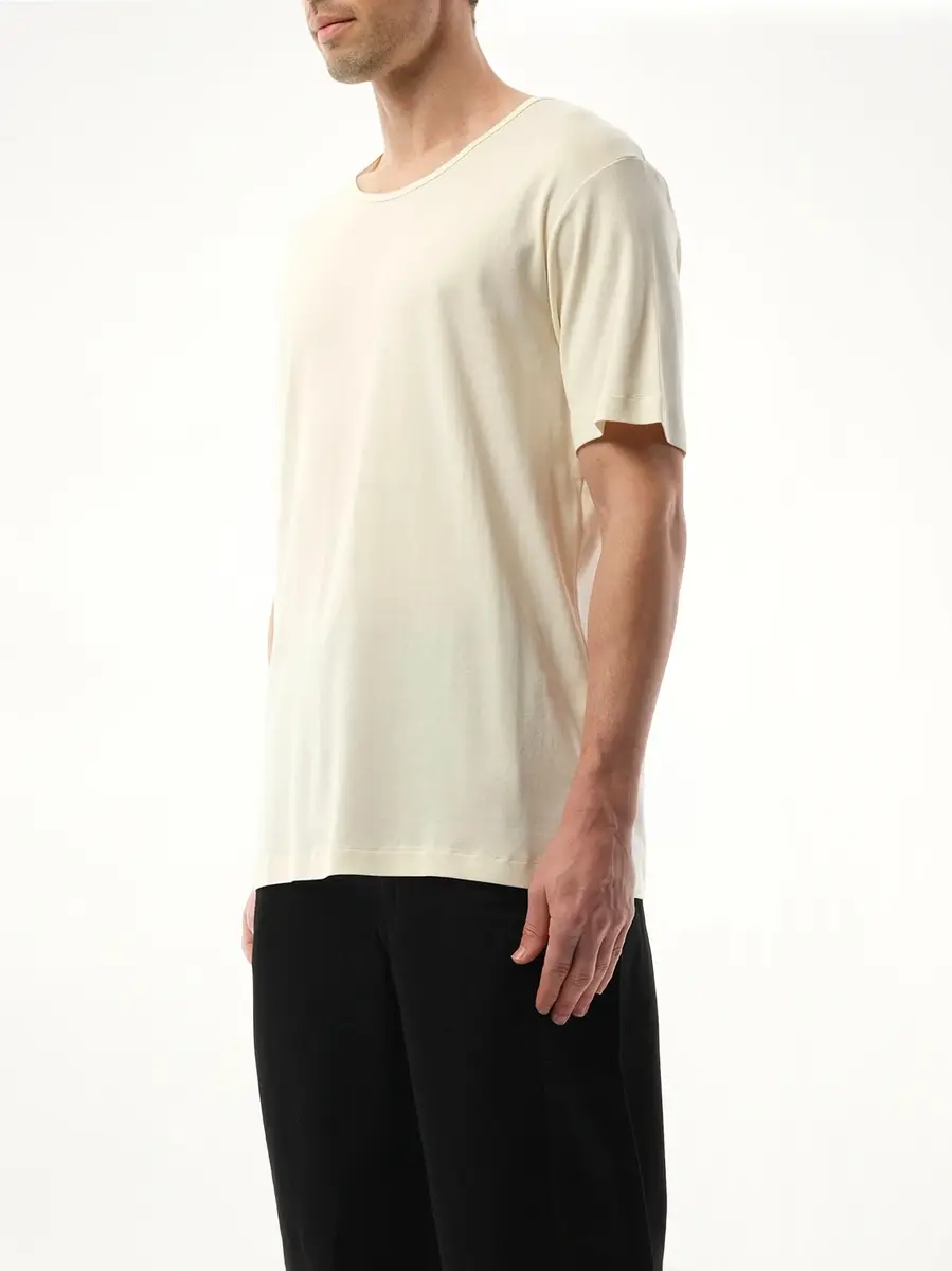 Lemaire Rib U Neck T-shirt | Thumbnail 5 Lemaire Rib U Neck T-shirt | Thumbnail 5
