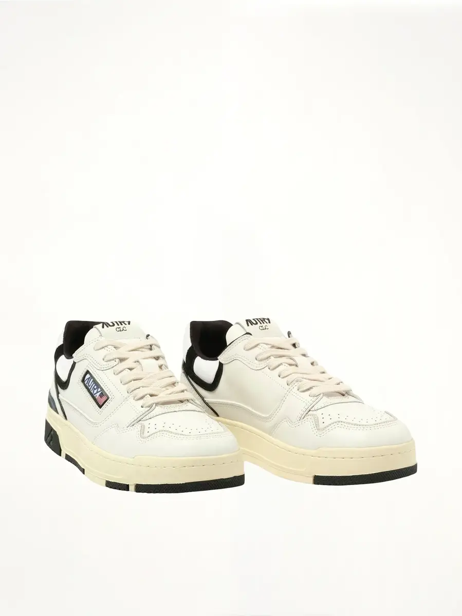 Autry Clc Low Sneakers in White/black | Thumbnail 3 Autry Clc Low Sneakers in White/black | Thumbnail 3