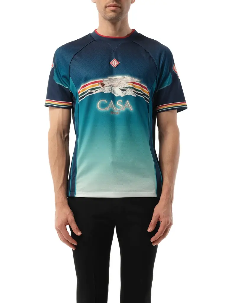 Casablanca Casa Printed Football Top | Image 1 Casablanca Casa Printed Football Top | Image 1