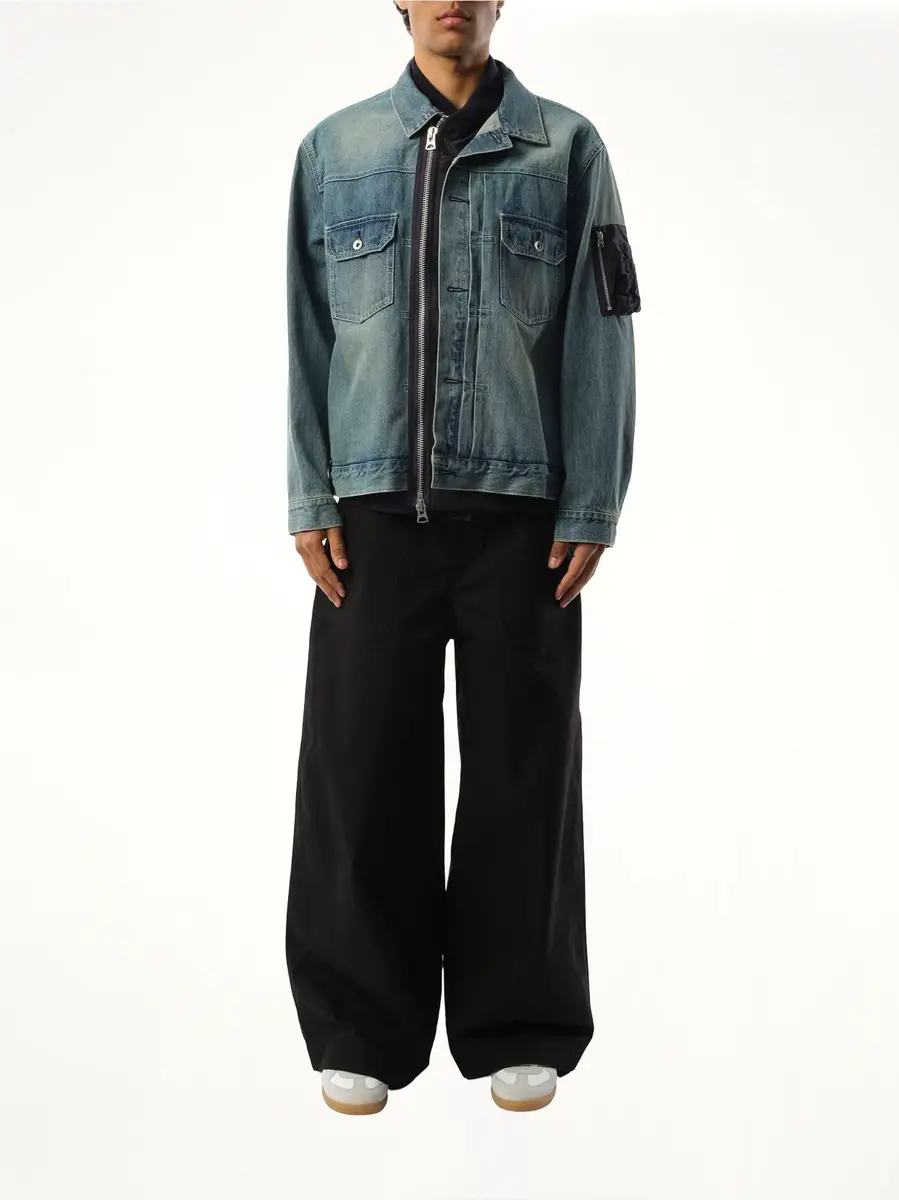 Sacai Denim x Nylon Jacket | Thumbnail 4 Sacai Denim x Nylon Jacket | Thumbnail 4