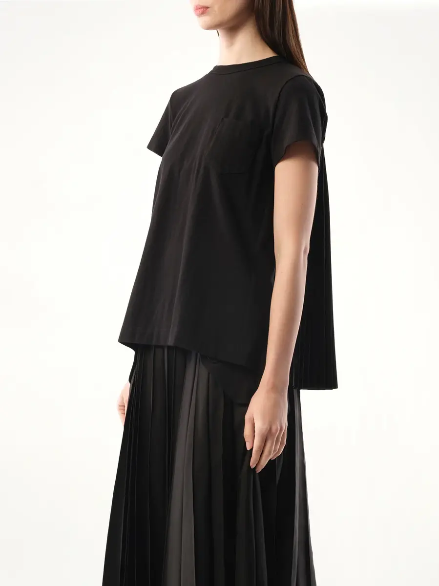 Sacai Cotton Poplin x Jersey T-shirt | Thumbnail 2 Sacai Cotton Poplin x Jersey T-shirt | Thumbnail 2
