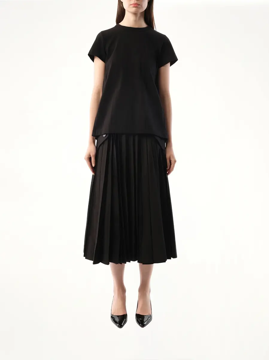 Sacai Cotton Poplin x Jersey T-shirt | Thumbnail 4 Sacai Cotton Poplin x Jersey T-shirt | Thumbnail 4