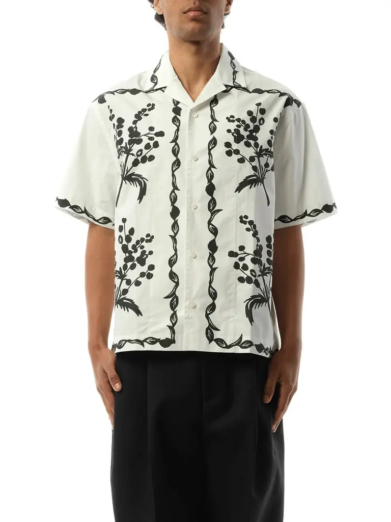 Jacquemus La Chemise Jean Mimosa Frise Print | Image 1 Jacquemus La Chemise Jean Mimosa Frise Print | Image 1