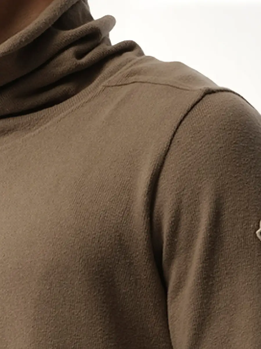 Rick Owens Rick Owens x Moncler Surf T-shirt in Dust Brown | Thumbnail 2 Rick Owens Rick Owens x Moncler Surf T-shirt in Dust Brown | Thumbnail 2